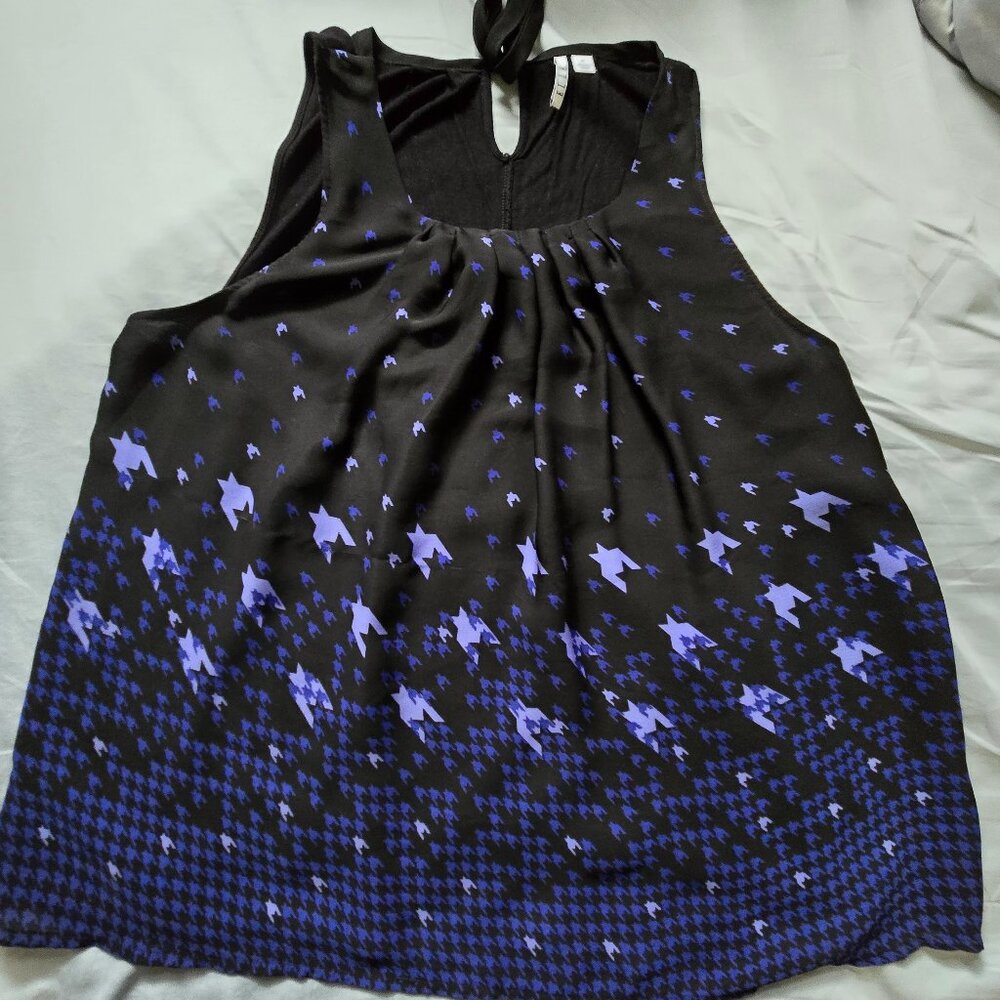 Elle black sleeveless top
